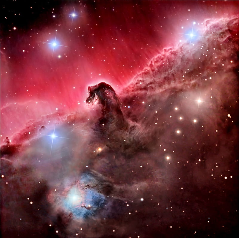 The Magnificent Horsehead Nebula, stars, ic 434, universe, space, horsehead nebula, galaxies, orion, HD wallpaper