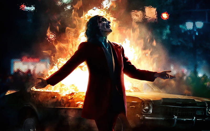 Joker Joaquin Phoenix 2019 Movie Poster, HD wallpaper