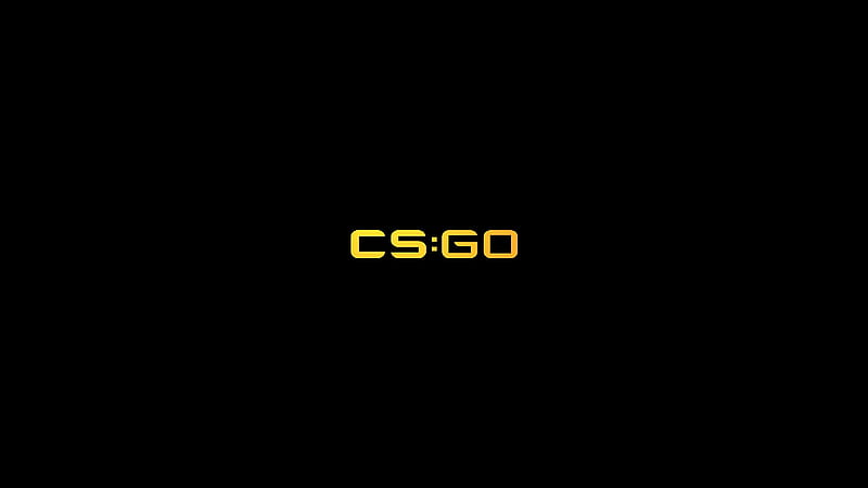 Counter Strike Global Offensive Minimal Logo , counter-strike, games, logo, dark, black, HD wallpaper