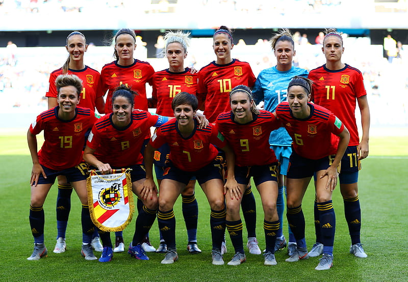 Spain Women's National Football Team, football, national, women, spain, team, HD wallpaper