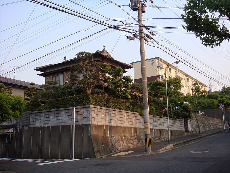 Japanese Suburbs. Typical Japanese house in the suburbs. DS. Debs, HD wallpaper