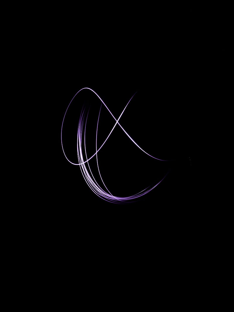 Amoled Light Paint, abstracts, exposer, minimal, neon, patterns, purple, HD phone wallpaper