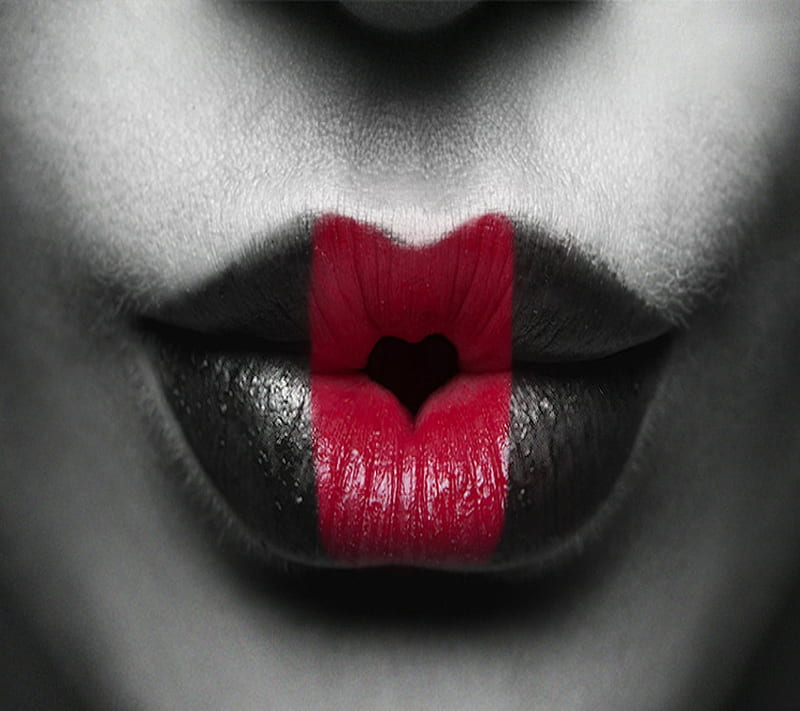 Red Lips, love, HD wallpaper | Peakpx