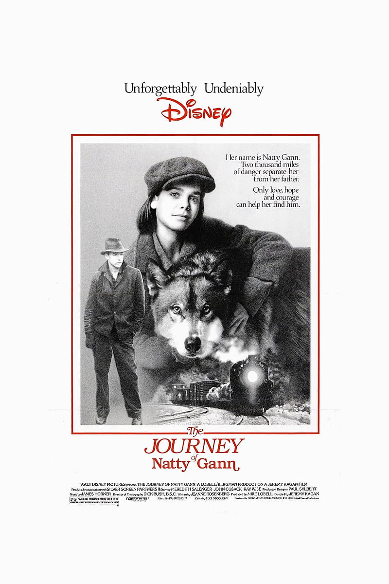 journey natty gann , the journey, natty gann, 1985, movie, poster, family, adventure, meredith salenger, john cusack, HD phone wallpaper