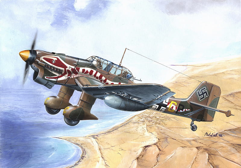 Bombers, Junkers Ju 87, Luftwaffe , Bomber , Warplane, HD wallpaper