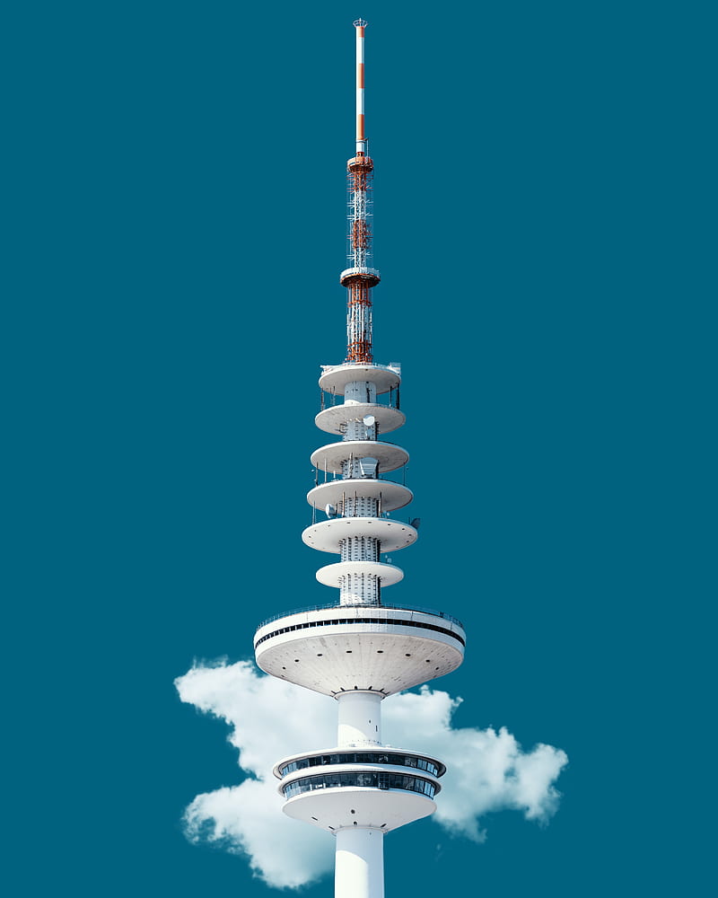 tower, sky, cloud, HD phone wallpaper