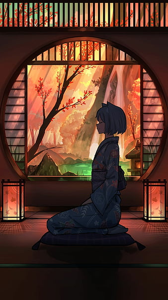 Aesthetic anime autumn HD wallpapers | Pxfuel