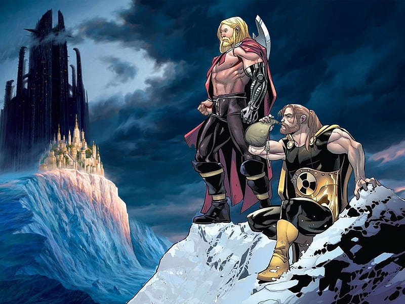 Hyperion And Thor, Hiperion, Comics, Superheroes, Thor, Marvel, HD wallpaper