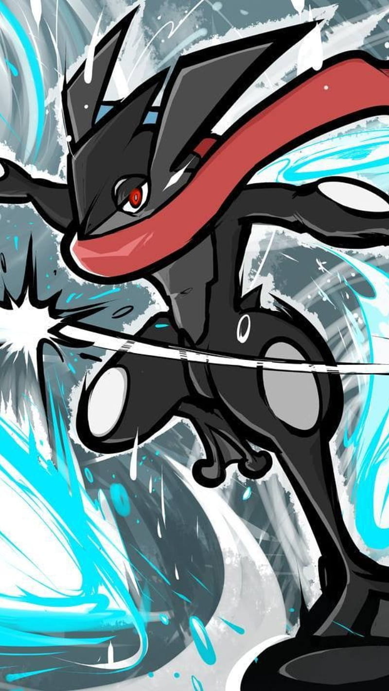 Resultado de imagem para greninja ash shiny wallpaper