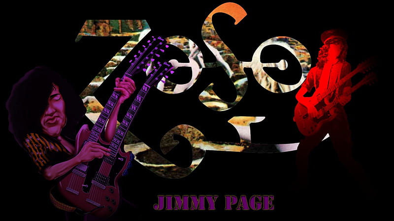 Jimmy Page , guitar, the best, rock, led zeppelin, zoso, HD wallpaper