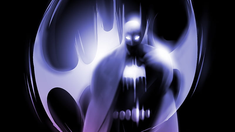 Batman Neon Art, batman, superheroes, digital-art, artwork, HD wallpaper