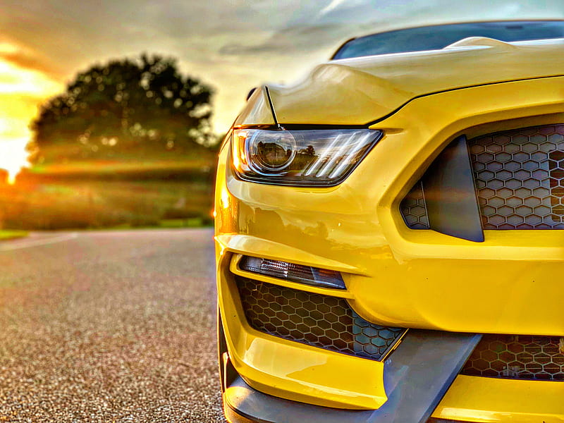 Mustang Sunset, car, carros, ford, mustang, sunset, HD wallpaper | Peakpx