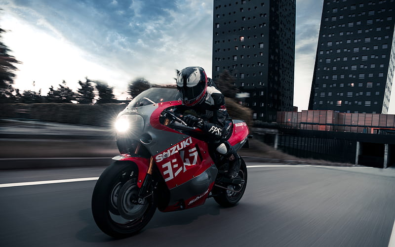 Suzuki GSX-R 1100 2019 bikes, superbikes, road, Suzuki, HD wallpaper