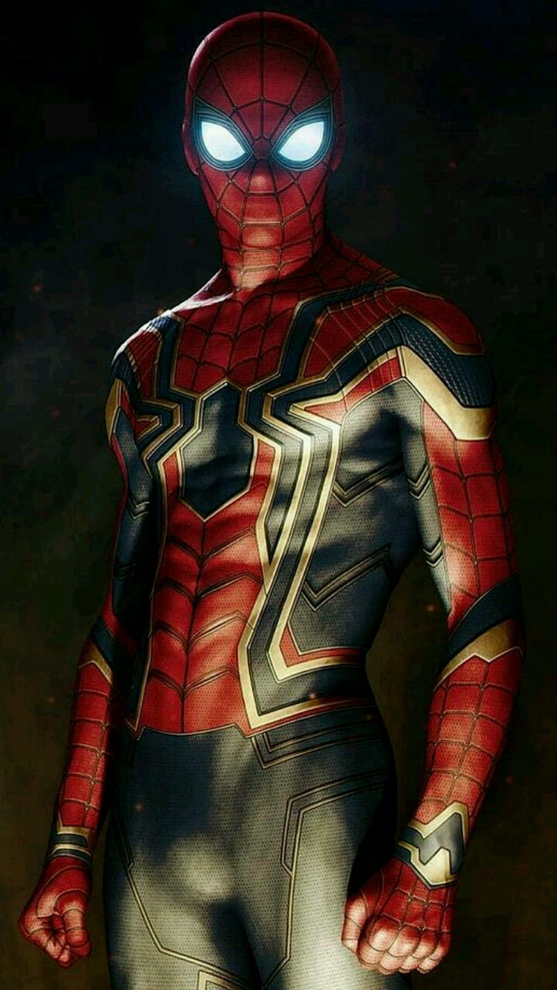 Spider suit, infinity war, iron, man, marvel, HD phone wallpaper | Peakpx