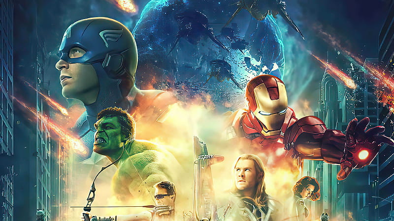 Avengers Fan Made Poster, avengers, iron-man, captain-america, superheroes,  artwork, HD wallpaper | Peakpx