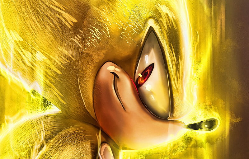 SONIC Super Sonic Gold Mode Scene 4K ᴴᴰ 