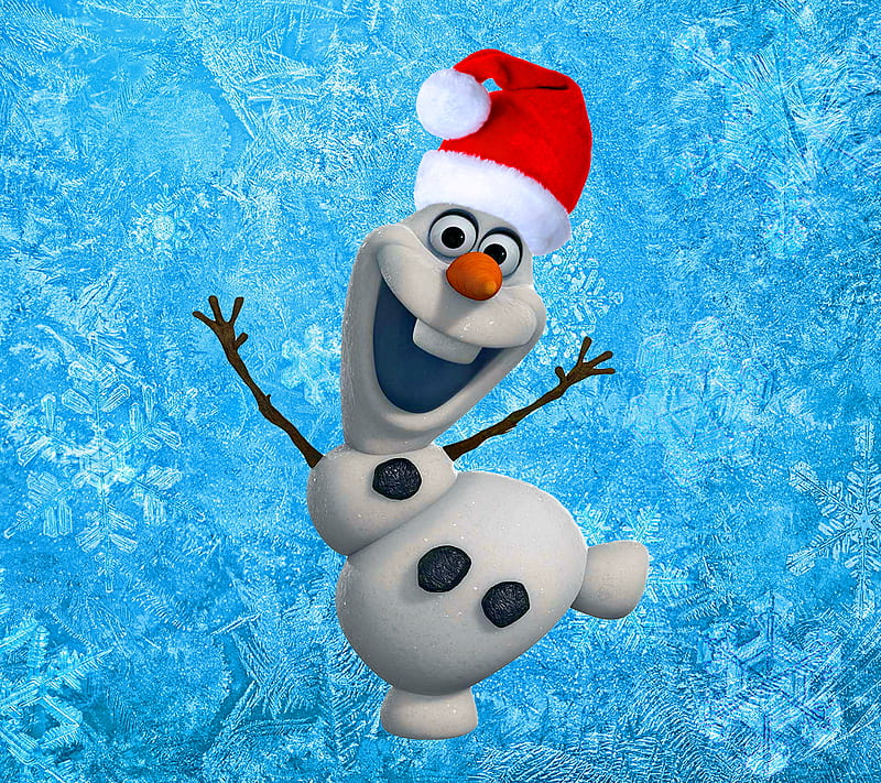 Snowman Olaf, cute, disney, frozen, olaf, santa, snowman, HD wallpaper |  Peakpx
