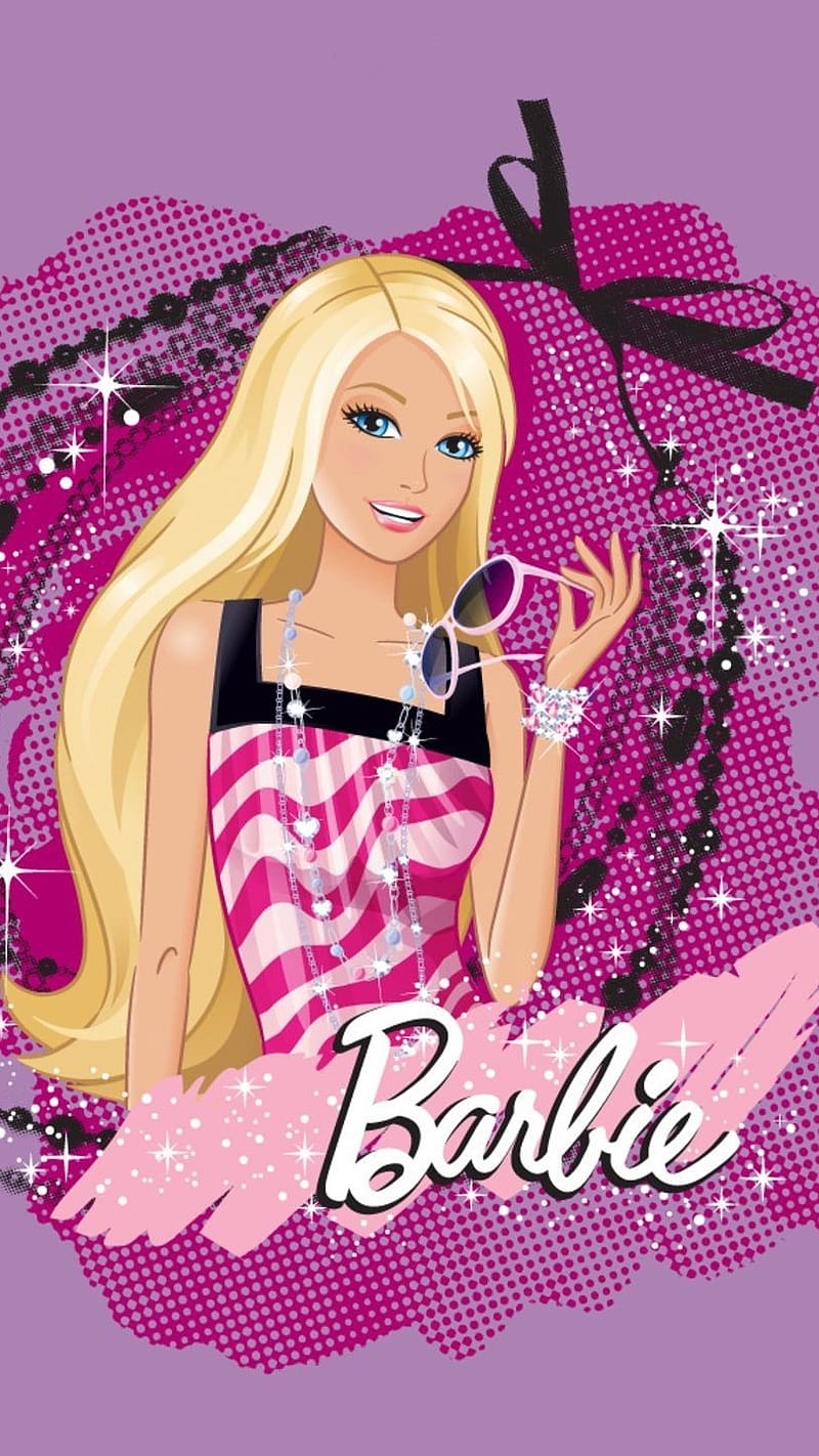 Barbie Doll Cartoon, Animated, HD phone wallpaper
