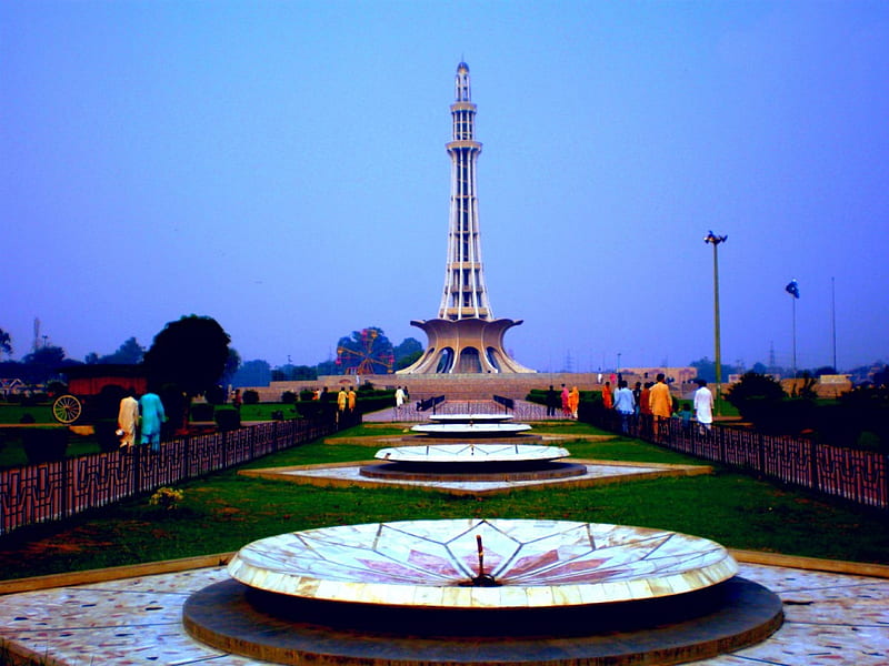 Minaret Pakistan,Lahore, architecture, history, independence day, minaret pakistan, HD wallpaper