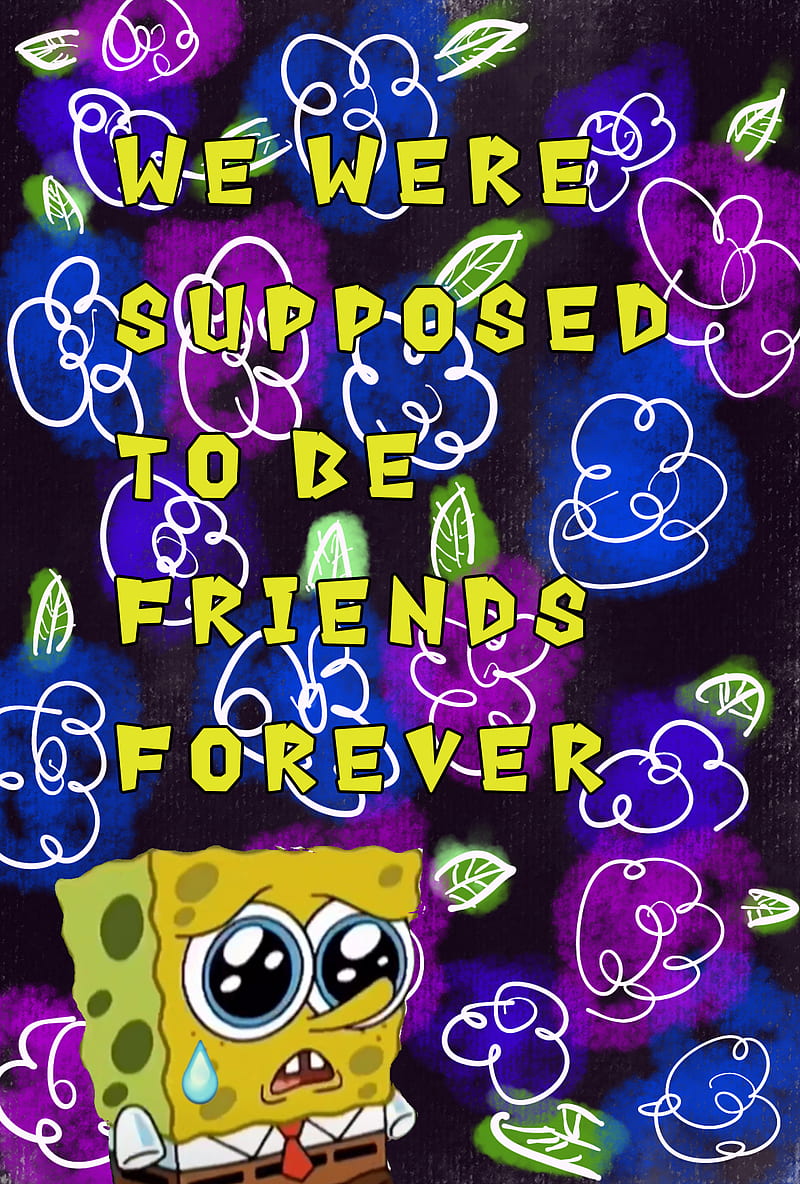 Download Sad Spongebob Slouching Wallpaper