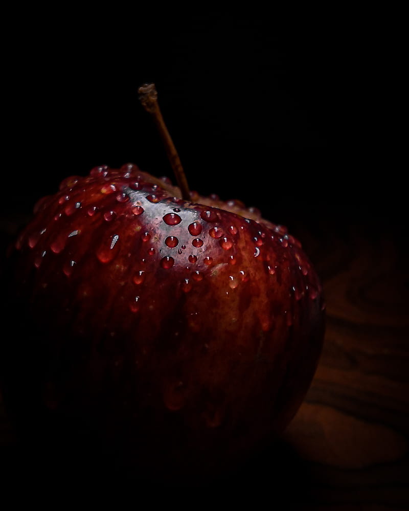 Apple amoled , amoled, apple, fruit, HD phone wallpaper