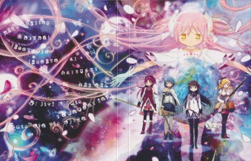 World of Magic, Cant think of a fourth, Pink, Anime, idk what im putting for tags, Magic, HD wallpaper