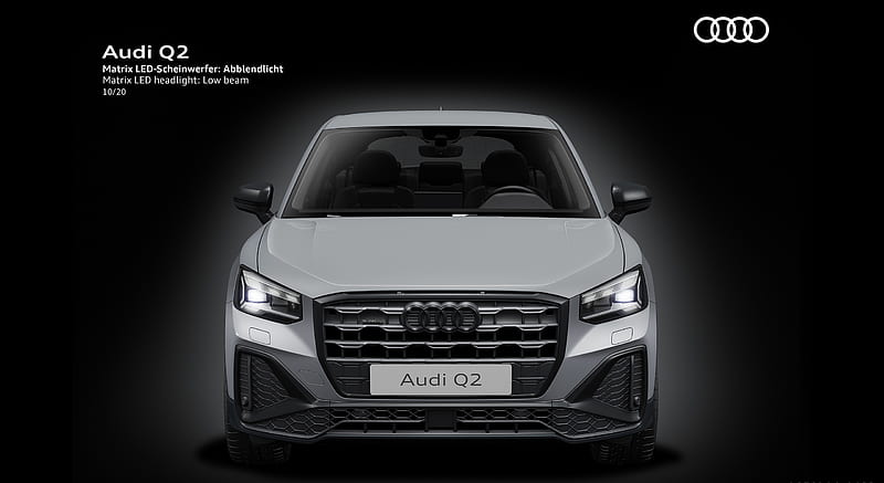 2021 Audi Q2 - Matrix LED headlight: Low beam , car, HD wallpaper