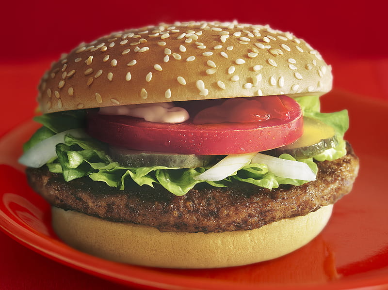 Hamburger, cheeseburger, food, other, HD wallpaper