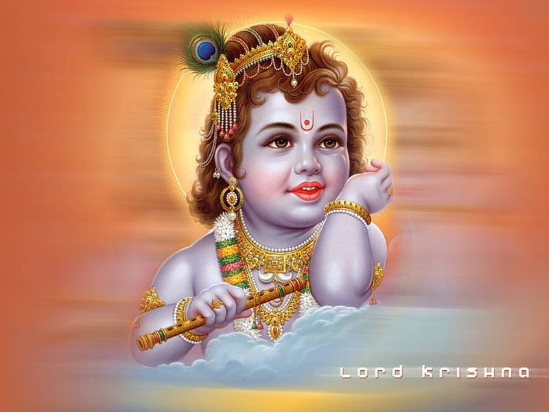 Lord Krishna, purity, god, HD wallpaper