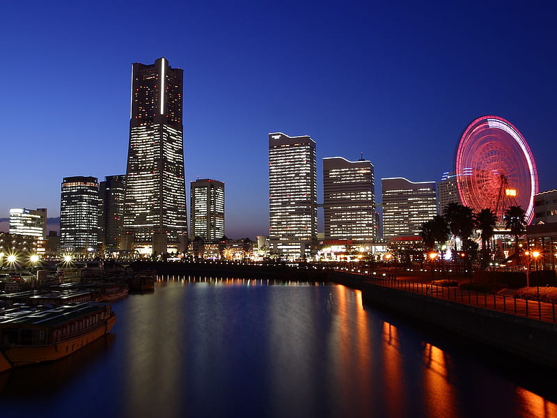 Cities, Japan, Yokohama, Man Made, HD wallpaper