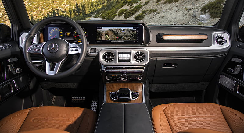 19 Mercedes Benz G550 G Class U S Spec Interior Cockpit Car Hd Wallpaper Peakpx