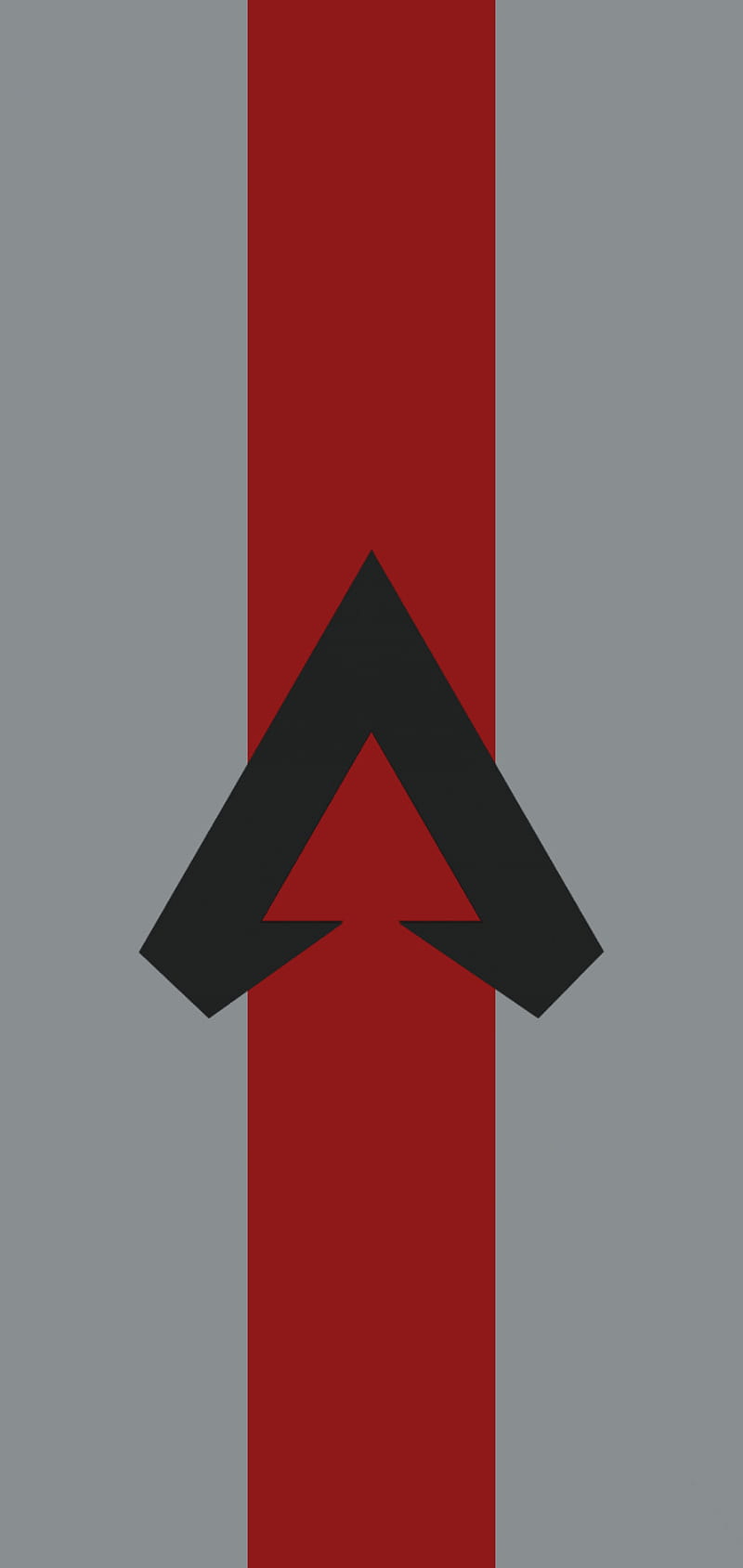 Apex legends logo, apex legends, gris, red, HD phone wallpaper