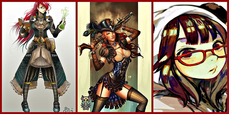 steampunk anime girl, digital art, trending on | Stable Diffusion | OpenArt