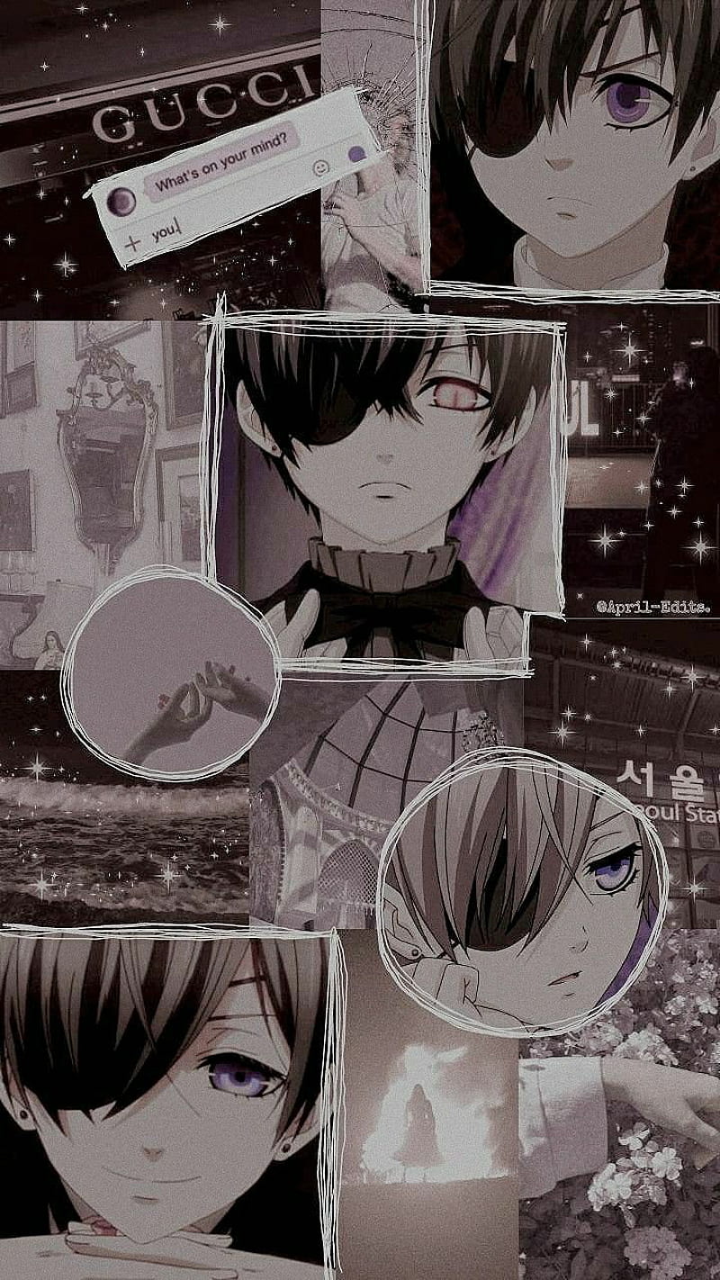 Ciel , anime, black, butler, ciel, HD phone wallpaper