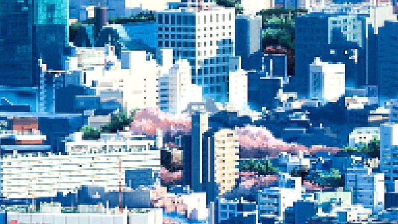 ArtStation - Blue City - Pixelart, Vadim Huck, 2D Pixel Art, HD wallpaper