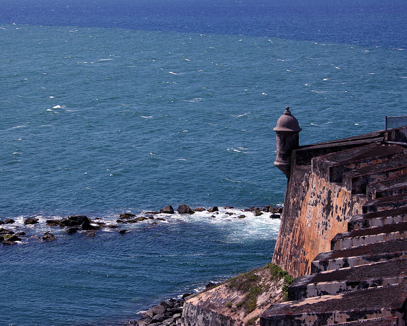 El Morro - Fort, castle, puerto rico, HD wallpaper