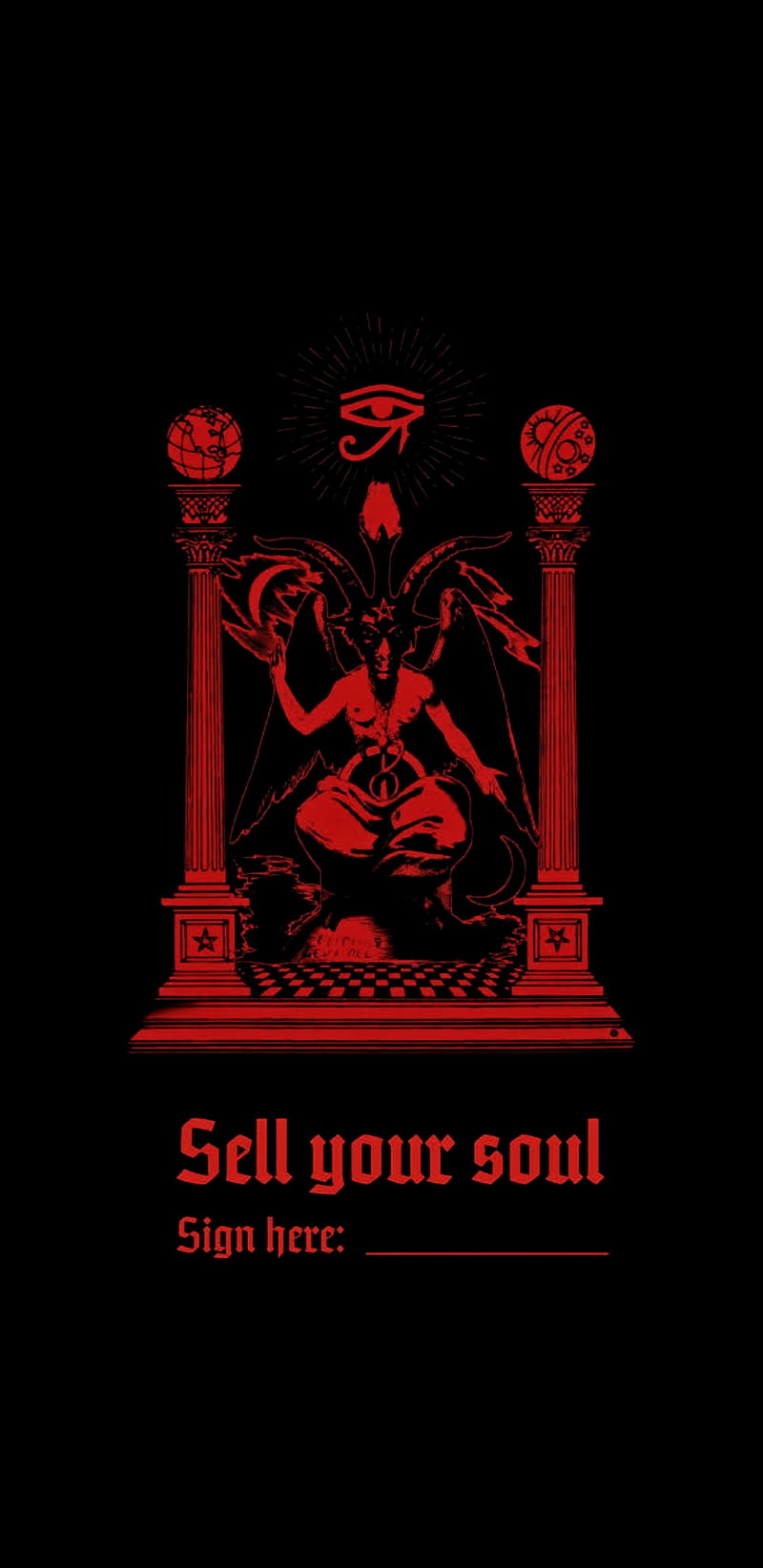 Sell Your Soul, devil, lucifer, satanic, HD phone wallpaper