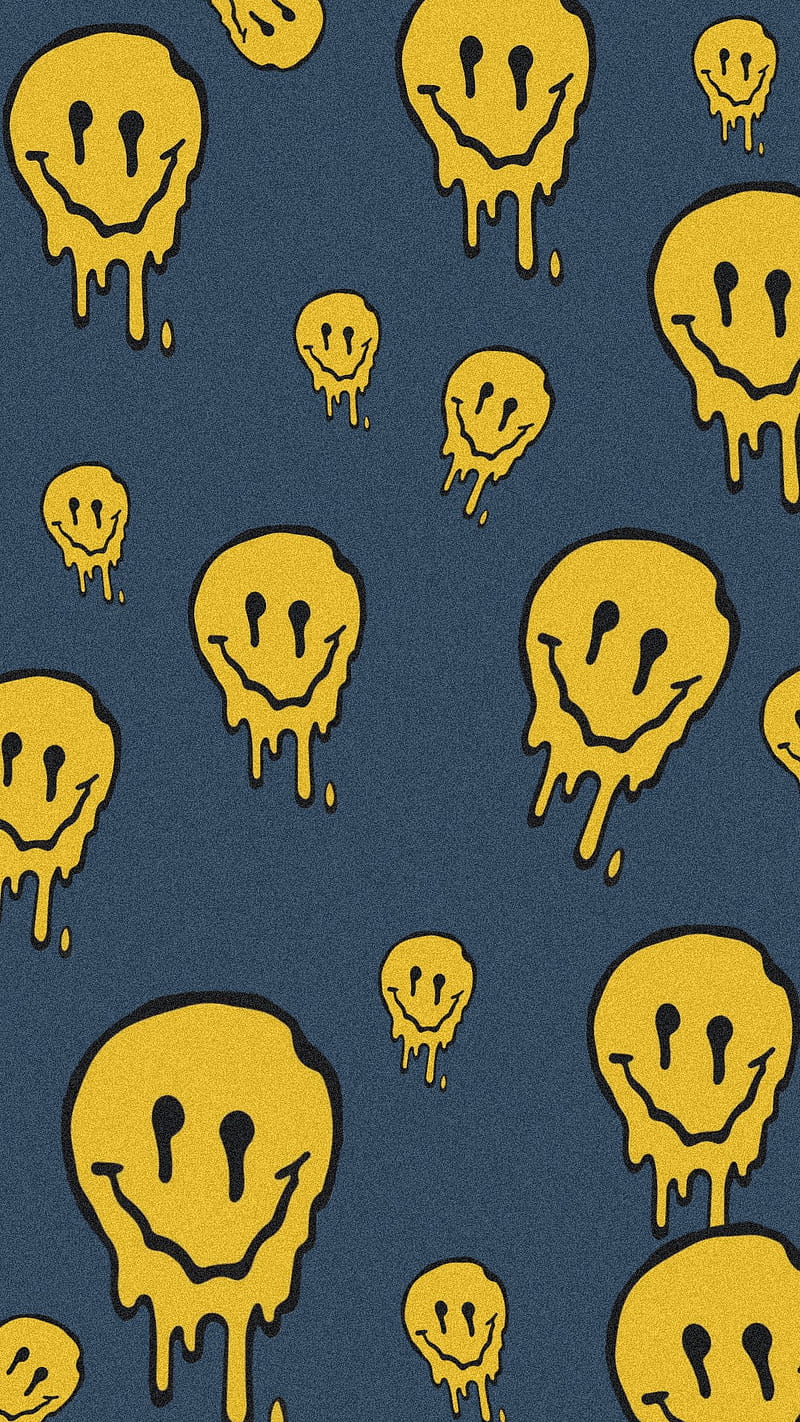  Smiley Face Black Background for Phone  Aesthetic Emoji Wallpaper