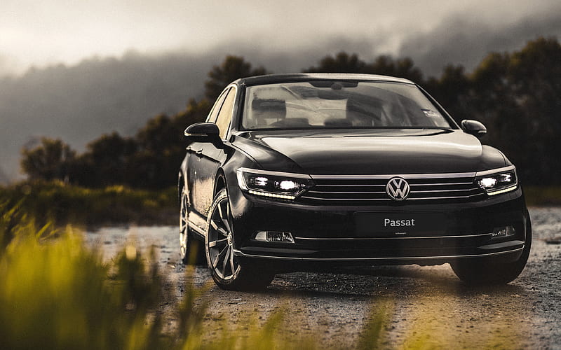 Volkswagen Passat, B8, road, 2018 cars, german cars, VW, new Passat, Volkswagen, HD wallpaper