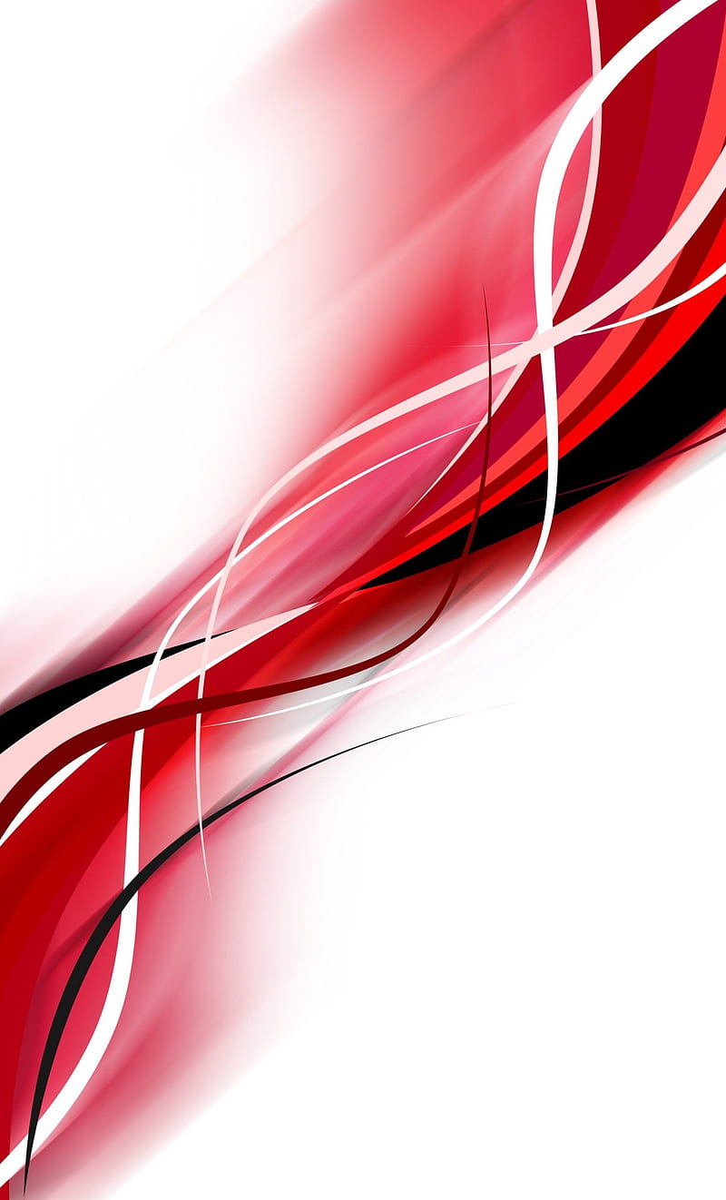 Red Waves, color, wave, HD phone wallpaper | Peakpx
