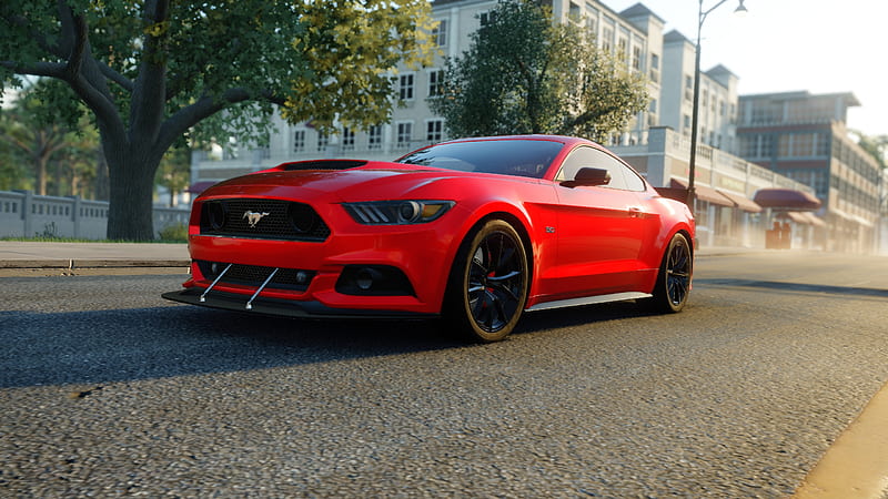 The Crew - Ford Mustang, Ford, open world, racing, video game, game The Crew, Mustang gaming, car, roam, realistic, HD wallpaper