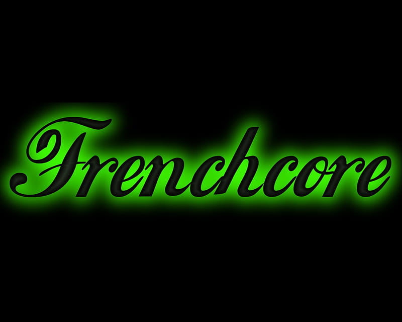 Frenchcore, gizzzi, green, music, black, labrano, HD wallpaper