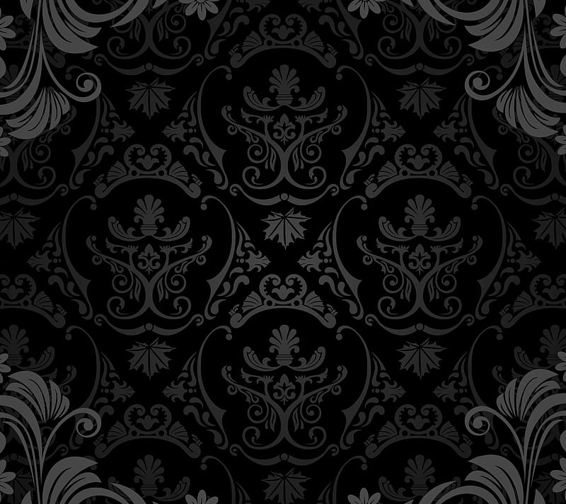Black Pattern , black lovely, nice, pattern, HD wallpaper