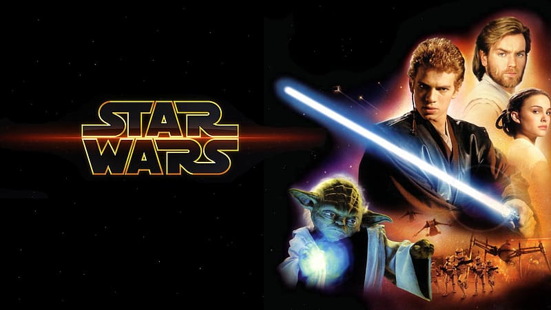 Star Wars, Anakin Skywalker, Lightsaber, Movie, Yoda, Obi Wan Kenobi, Padmé Amidala, Jedi, Star Wars Episode Ii: Attack Of The Clones, HD wallpaper