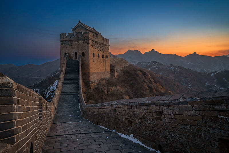Monuments, Great Wall of China, HD wallpaper