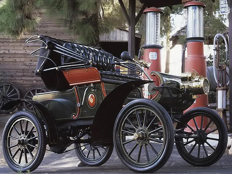 1904-Oldsmobile Curved Dash Runabout (Model 6C), 1904, oldsmobile, vintage, HD wallpaper