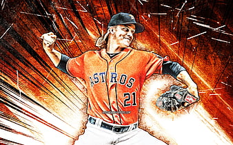 Jose Altuve, grunge art, MLB, Houston Astros, baseman, baseball, Jose  Carlos Altuve, HD wallpaper