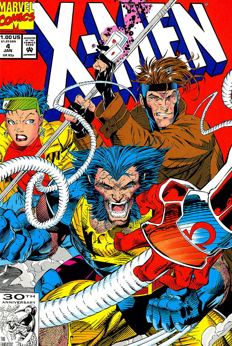 Wolverine - Omega, comic, dc, gambit, jubilee, marvel, omg, red, x-men, HD phone wallpaper