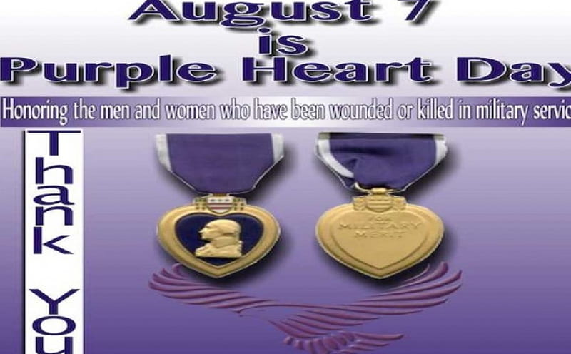 Purple Heart Day, usaf, usa, usn, uscg, usmc, HD wallpaper