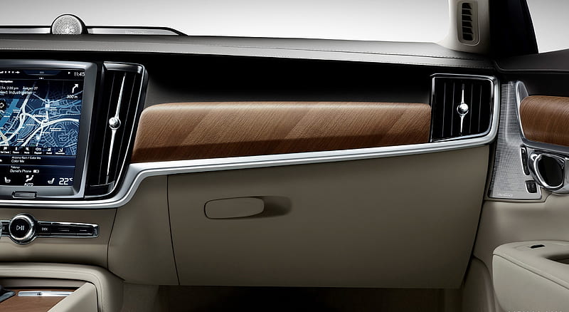 2017 Volvo S90 - Interior, Glove Box Compartment , car, HD wallpaper